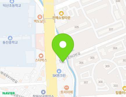 965 Jinhae-daero, Jinhae-gu, Changwon-si, Gyeongsangnam-do, Republic of Korea Map