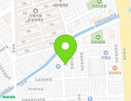 32 Deoksan-ro 45beon-gil, Jinhae-gu, Changwon-si, Gyeongsangnam-do, Republic of Korea Map