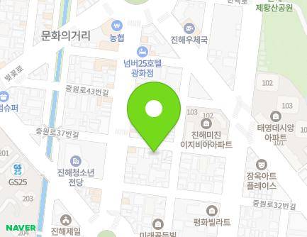6-1 Jungwon-ro 38beon-gil, Jinhae-gu, Changwon-si, Gyeongsangnam-do, Republic of Korea Map