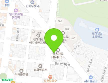 30 Jungwondong-ro, Jinhae-gu, Changwon-si, Gyeongsangnam-do, Republic of Korea Map