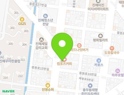 20 Jungwon-ro, Jinhae-gu, Changwon-si, Gyeongsangnam-do, Republic of Korea Map