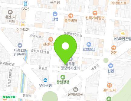 68-5 Jungwon-ro, Jinhae-gu, Changwon-si, Gyeongsangnam-do, Republic of Korea Map