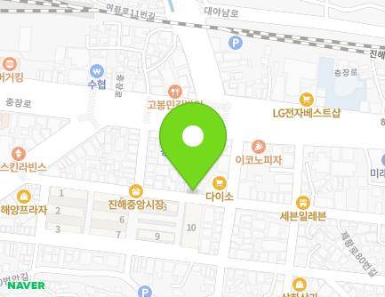 17-2 Beotkkot-ro 70beon-gil, Jinhae-gu, Changwon-si, Gyeongsangnam-do, Republic of Korea Map