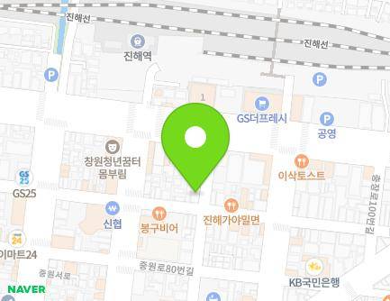 6 Chungjang-ro 82beon-gil, Jinhae-gu, Changwon-si, Gyeongsangnam-do, Republic of Korea Map