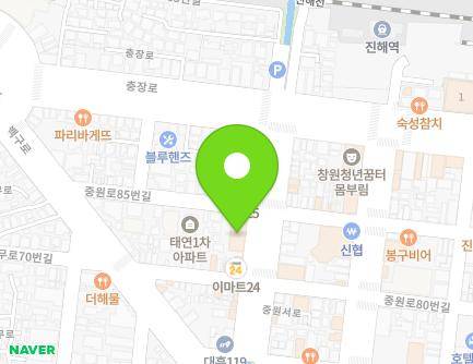 13 Jungwon-ro 85beon-gil, Jinhae-gu, Changwon-si, Gyeongsangnam-do, Republic of Korea Map