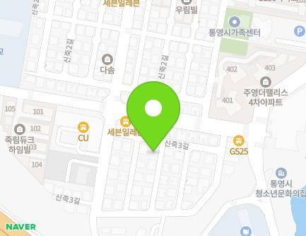 43-17 Sinjuk 3-gil, Gwangdo-myeon, Tongyeong-si, Gyeongsangnam-do, Republic of Korea Map