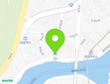 3 Pande 2-gil, Tongyeong-si, Gyeongsangnam-do, Republic of Korea Map