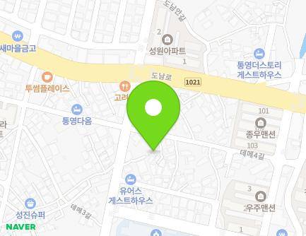 13-16 Deme 3-gil, Tongyeong-si, Gyeongsangnam-do, Republic of Korea Map