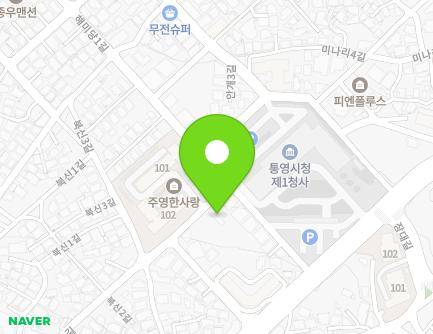 26-18 Buksin 3-gil, Tongyeong-si, Gyeongsangnam-do, Republic of Korea Map