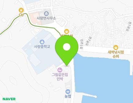 76 Jinchon 1-gil, Saryang-myeon, Tongyeong-si, Gyeongsangnam-do, Republic of Korea Map