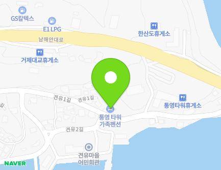 151 Gyeonyu 1-gil, Yongnam-myeon, Tongyeong-si, Gyeongsangnam-do, Republic of Korea Map