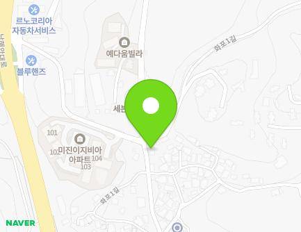 59-8 Hwapo 1-gil, Yongnam-myeon, Tongyeong-si, Gyeongsangnam-do, Republic of Korea Map