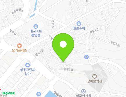 64 Mangil 2-gil, Tongyeong-si, Gyeongsangnam-do, Republic of Korea Map