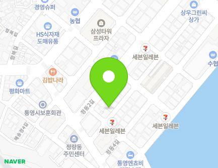 54 Jeongdong 3-gil, Tongyeong-si, Gyeongsangnam-do, Republic of Korea Map