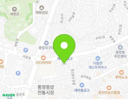 23-7 Jungangsijang 2-gil, Tongyeong-si, Gyeongsangnam-do, Republic of Korea Map