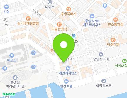 4 Dongchung 2-gil, Tongyeong-si, Gyeongsangnam-do, Republic of Korea Map