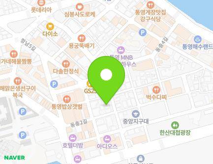 22-4 Dongchung 3-gil, Tongyeong-si, Gyeongsangnam-do, Republic of Korea Map