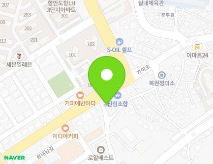 1516 Hamma-daero, Gaya-eup, Haman-gun, Gyeongsangnam-do, Republic of Korea Map
