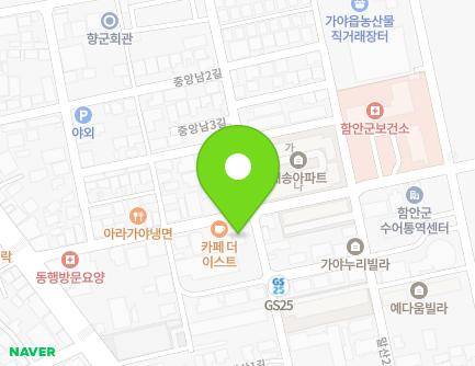 36 Jungangnam-gil, Gaya-eup, Haman-gun, Gyeongsangnam-do, Republic of Korea Map