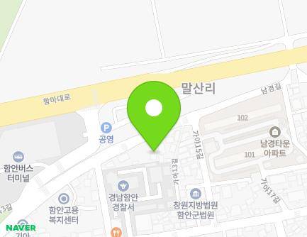 66 Namgyeong-gil, Gaya-eup, Haman-gun, Gyeongsangnam-do, Republic of Korea Map