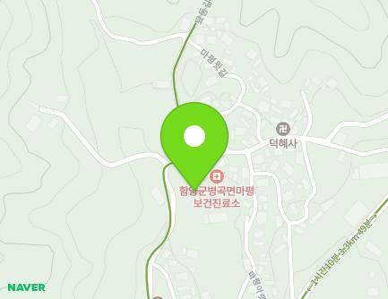 40-6 Mapyeong-gil, Byeonggok-myeon, Hamyang-gun, Gyeongsangnam-do, Republic of Korea Map