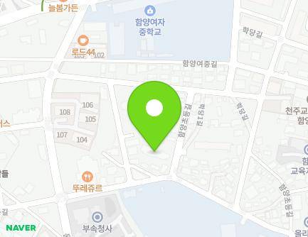 39-5 Hamyangchodeung-gil, Hamyang-eup, Hamyang-gun, Gyeongsangnam-do, Republic of Korea Map