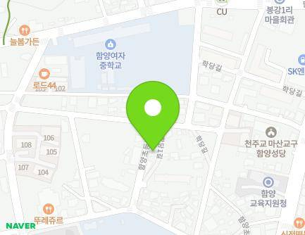 39-18 Hamyangchodeung-gil, Hamyang-eup, Hamyang-gun, Gyeongsangnam-do, Republic of Korea Map