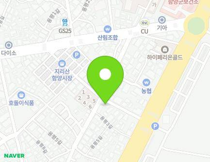 18-1 Jungangsijang-gil, Hamyang-eup, Hamyang-gun, Gyeongsangnam-do, Republic of Korea Map