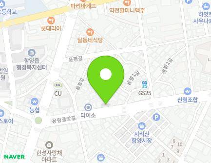 15 Yongpyeongjungang-gil, Hamyang-eup, Hamyang-gun, Gyeongsangnam-do, Republic of Korea Map