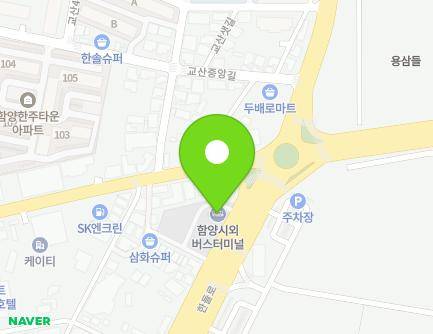 159 Handeul-ro, Hamyang-eup, Hamyang-gun, Gyeongsangnam-do, Republic of Korea Map