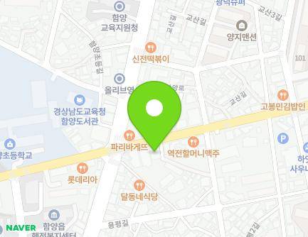 60-1 Goun-ro, Hamyang-eup, Hamyang-gun, Gyeongsangnam-do, Republic of Korea Map