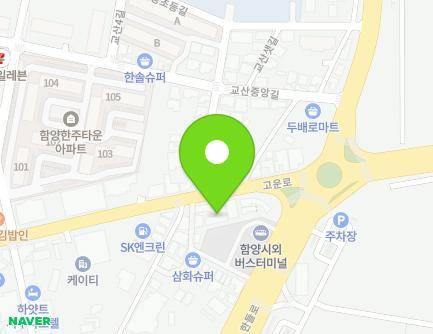 102 Goun-ro, Hamyang-eup, Hamyang-gun, Gyeongsangnam-do, Republic of Korea Map