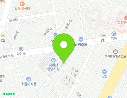 11-5 Jungangsijang-gil, Hamyang-eup, Hamyang-gun, Gyeongsangnam-do, Republic of Korea Map