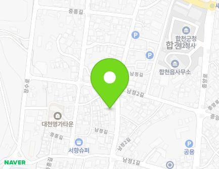 45-1 Namjeong-gil, Hapcheon-eup, Hapcheon-gun, Gyeongsangnam-do, Republic of Korea Map