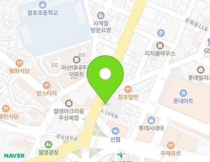 16-2 3·15-daero, Masanhappo-gu, Changwon-si, Gyeongsangnam-do, Republic of Korea Map