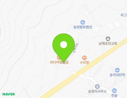 284-13 Namhae-daero, Mijo-myeon, Namhae-gun, Gyeongsangnam-do, Republic of Korea Map