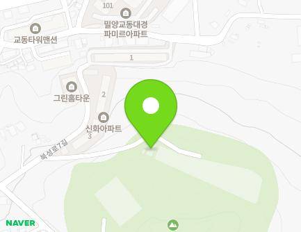15-30 Naeiljungang 2-gil, Miryang-si, Gyeongsangnam-do, Republic of Korea Map