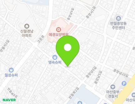 38 Jungangnam 11-gil, Masanhappo-gu, Changwon-si, Gyeongsangnam-do, Republic of Korea Map