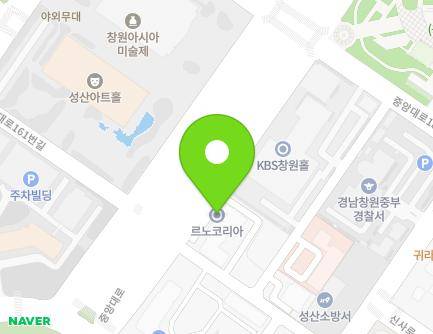 166 Jungang-daero, Seongsan-gu, Changwon-si, Gyeongsangnam-do, Republic of Korea Map