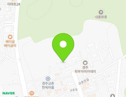 19-21 Gyochonan-gil, Gyeongju-si, Gyeongsangbuk-do, Republic of Korea Map