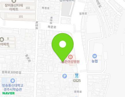 6 Wonhwa-ro 309beon-gil, Gyeongju-si, Gyeongsangbuk-do, Republic of Korea Map