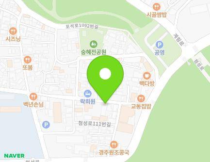 48 Poseok-ro 1050beon-gil, Gyeongju-si, Gyeongsangbuk-do, Republic of Korea Map