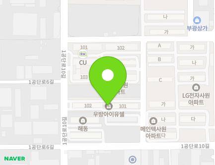 53-25 1gongdan-ro 10-gil, Gumi-si, Gyeongsangbuk-do, Republic of Korea Map