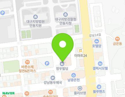 60-18 Gangnam 2-gil, Andong-si, Gyeongsangbuk-do, Republic of Korea Map