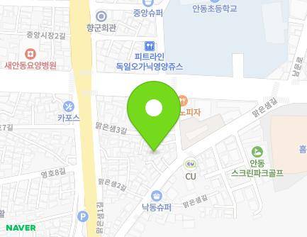 19-1 Malgeunsaem 3-gil, Andong-si, Gyeongsangbuk-do, Republic of Korea Map