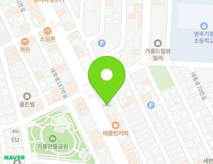 184 Daehak-ro, Yeongju-si, Gyeongsangbuk-do, Republic of Korea Map
