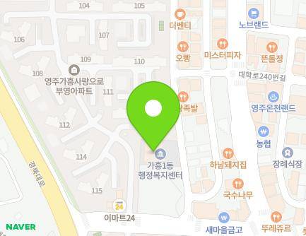 9 Daedong-ro 13beon-gil, Yeongju-si, Gyeongsangbuk-do, Republic of Korea Map