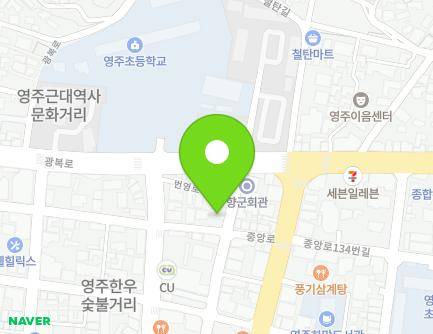 33 Yeongju-ro 231beon-gil, Yeongju-si, Gyeongsangbuk-do, Republic of Korea Map