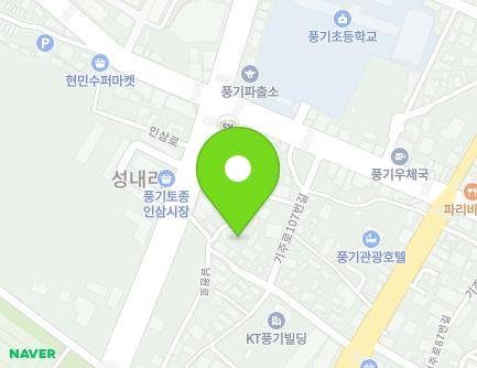 111-23 Giju-ro, Punggi-eup, Yeongju-si, Gyeongsangbuk-do, Republic of Korea Map