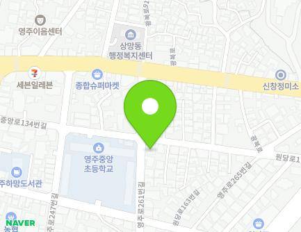 47 Wondang-ro 179beon-gil, Yeongju-si, Gyeongsangbuk-do, Republic of Korea Map